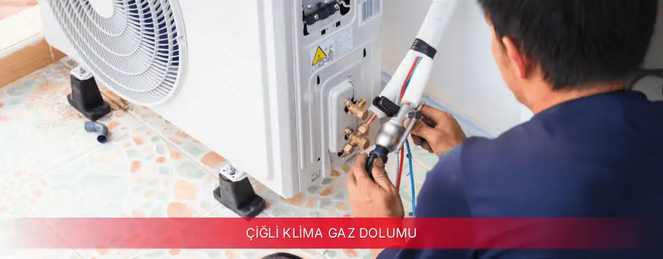 Çiğli İlçemi Bosch Klima Gaz Dolumu